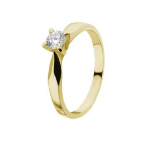 Gyémánt gyűrű sárga Osigem-Responsible Jewellery Council-Forever unique