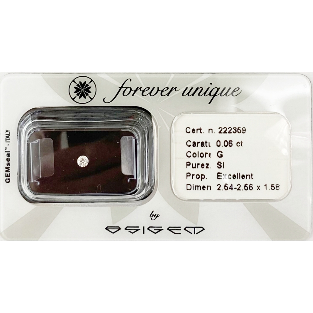 Gyémánt 006ct 222359 Osigem-Responsible Jewellery Council-Forever unique