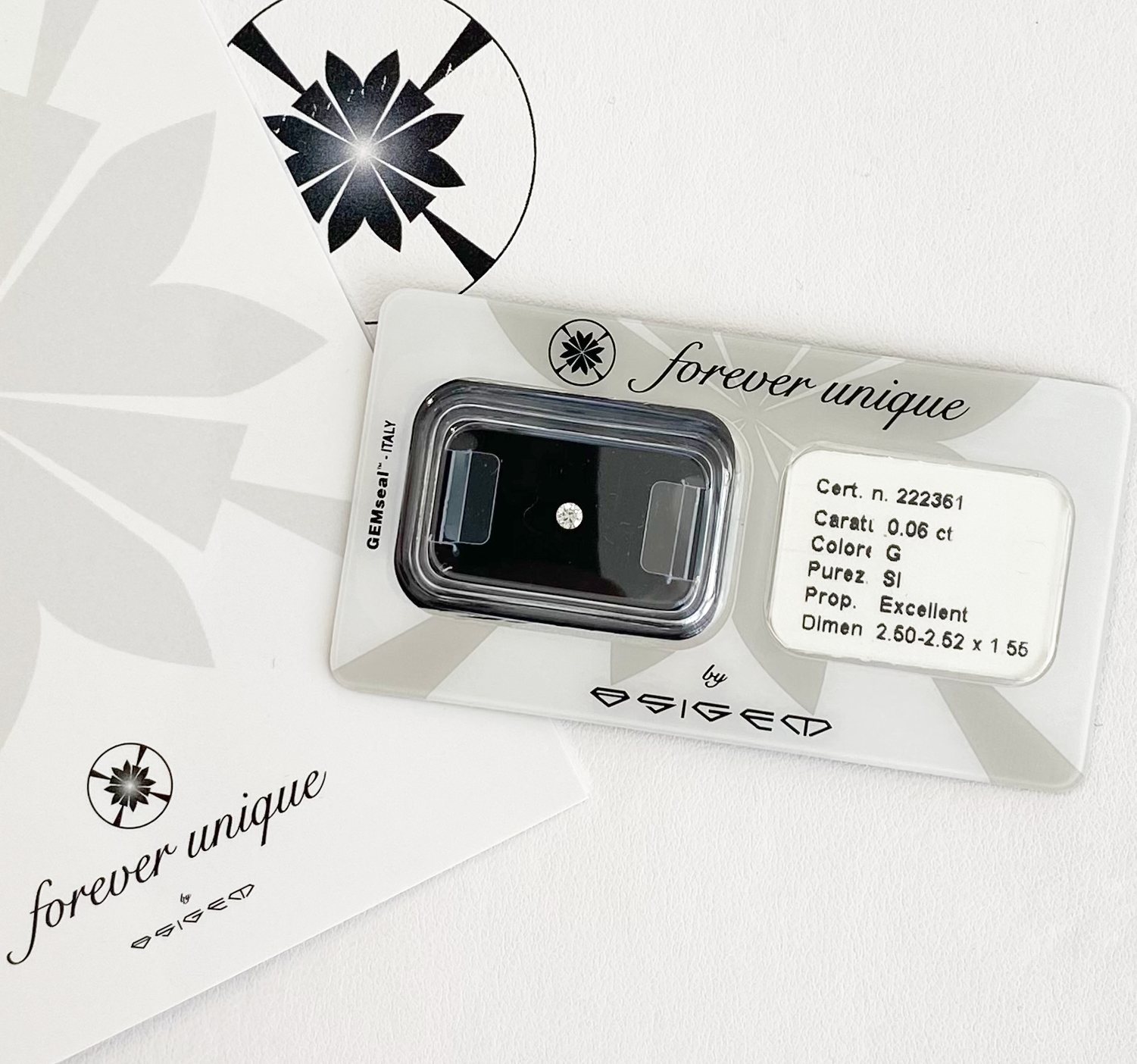 Gyémánt 006ct 222361 Osigem-Responsible Jewellery Council-Forever unique - Image 2