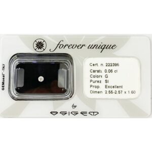 Gyémánt 006ct 222395 Osigem-Responsible Jewellery Council-Forever unique