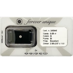 Gyémánt 006ct 240946 Osigem-Responsible Jewellery Council-Forever unique