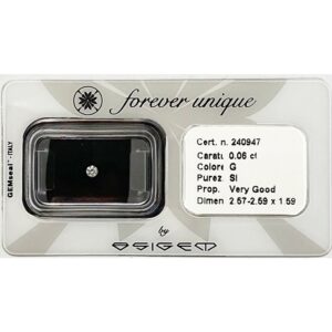 Gyémánt 006ct 240947 Osigem-Responsible Jewellery Council-Forever unique