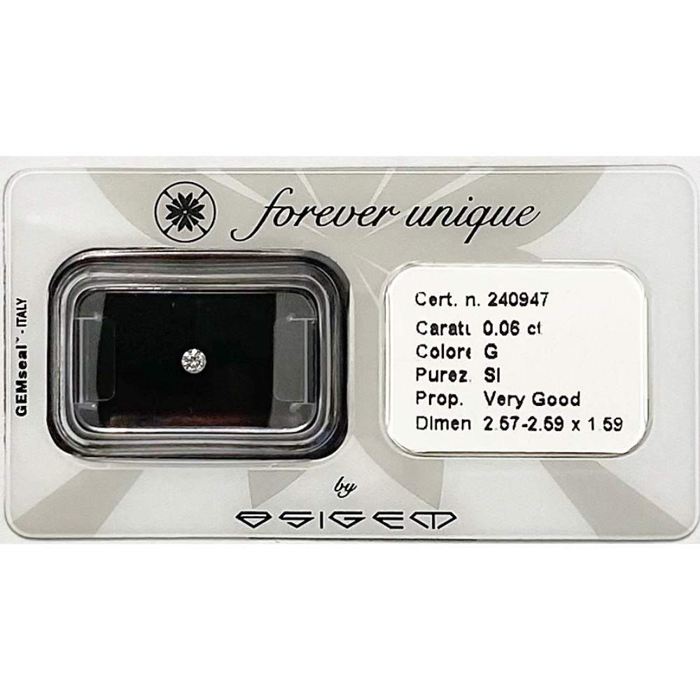 Gyémánt 006ct 240947 Osigem-Responsible Jewellery Council-Forever unique
