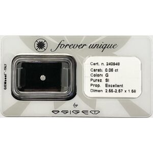 Gyémánt 006ct 240948 Osigem-Responsible Jewellery Council-Forever unique