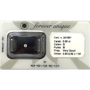 Gyémánt 006ct 241981 Osigem-Responsible Jewellery Council-Forever unique