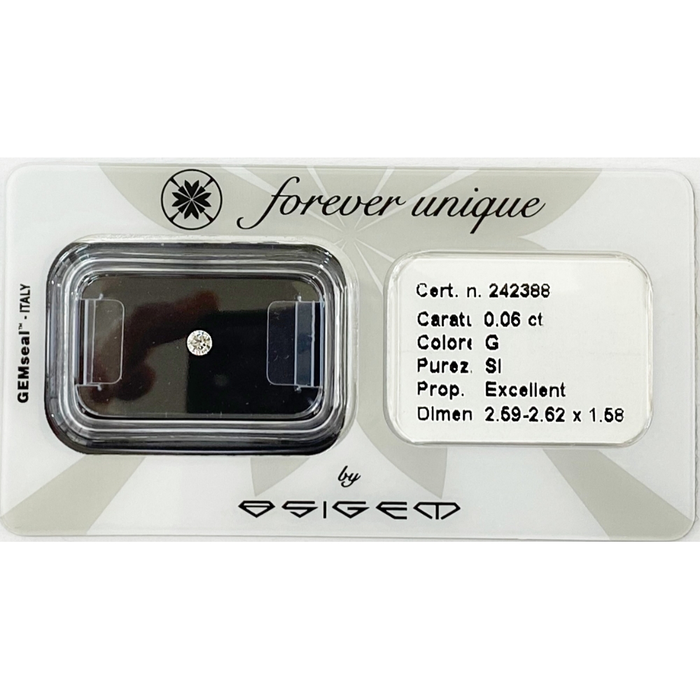 Gyémánt 006ct 242388 Osigem-Responsible Jewellery Council-Forever unique