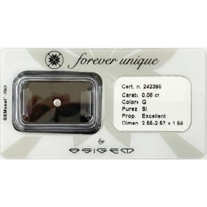 Gyémánt 006ct 242395 Osigem-Responsible Jewellery Council-Forever unique