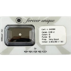 Gyémánt 006ct 242396 Osigem-Responsible Jewellery Council-Forever unique