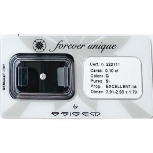 Gyémánt 010ct 222111 Osigem-Responsible Jewellery Council-Forever unique