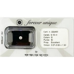 Gyémánt 010ct 222400 Osigem-Responsible Jewellery Council-Forever unique