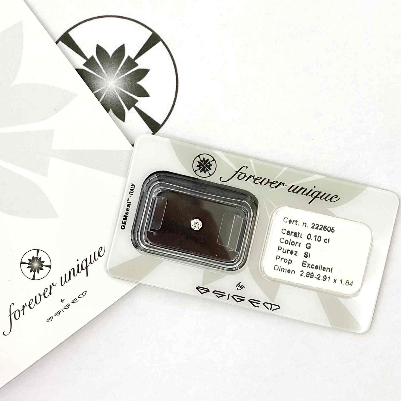 Gyémánt 010ct 222605 Osigem-Responsible Jewellery Council-Forever unique - Image 2