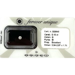 Gyémánt 010ct 222643 Osigem-Responsible Jewellery Council-Forever unique