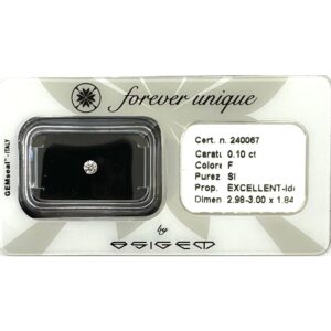 Gyémánt 010ct 240067 Osigem-Responsible Jewellery Council-Forever unique