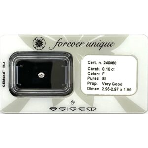 Gyémánt 010ct 240068 Osigem-Responsible Jewellery Council-Forever unique