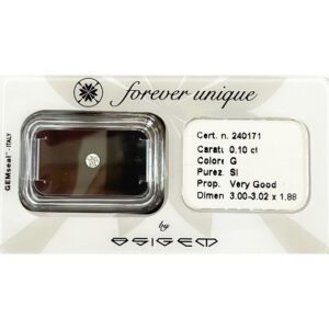 Gyémánt 010ct 240171 Osigem-Responsible Jewellery Council-Forever unique