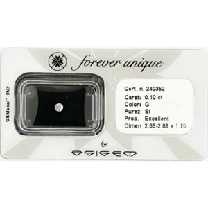 Gyémánt 010ct 240352 Osigem-Responsible Jewellery Council-Forever unique