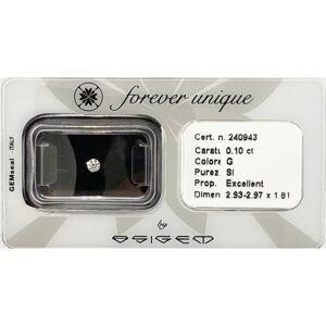 Gyémánt 010ct 240943 Osigem-Responsible Jewellery Council-Forever unique