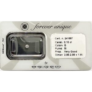 Gyémánt 010ct 241667 Osigem-Responsible Jewellery Council-Forever unique