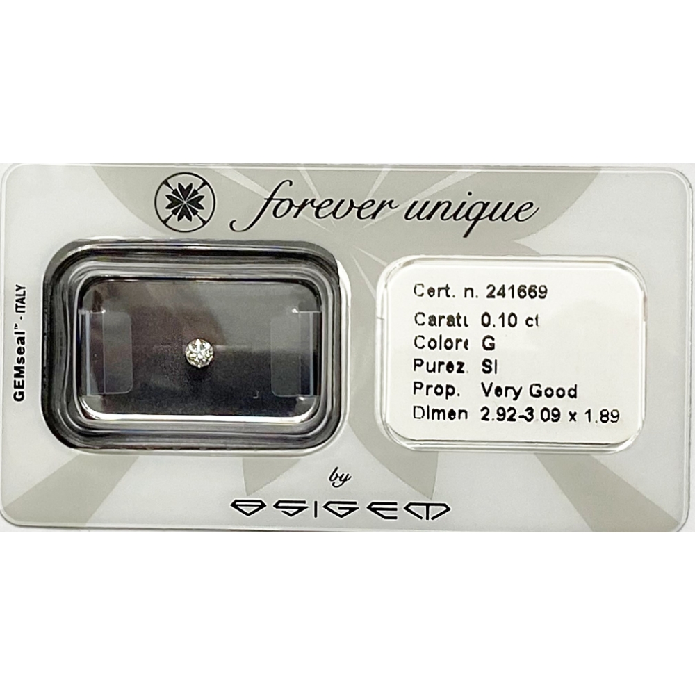 Gyémánt 010ct 241669 Osigem-Responsible Jewellery Council-Forever unique