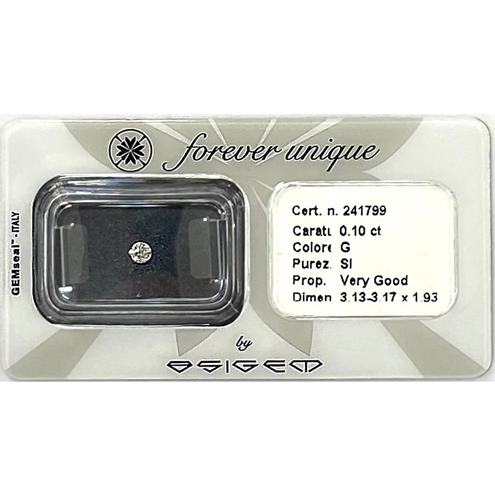 Gyémánt 010ct 241799 Osigem-Responsible Jewellery Council-Forever unique