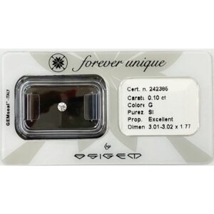 Gyémánt 010ct 242386 Osigem-Responsible Jewellery Council-Forever unique