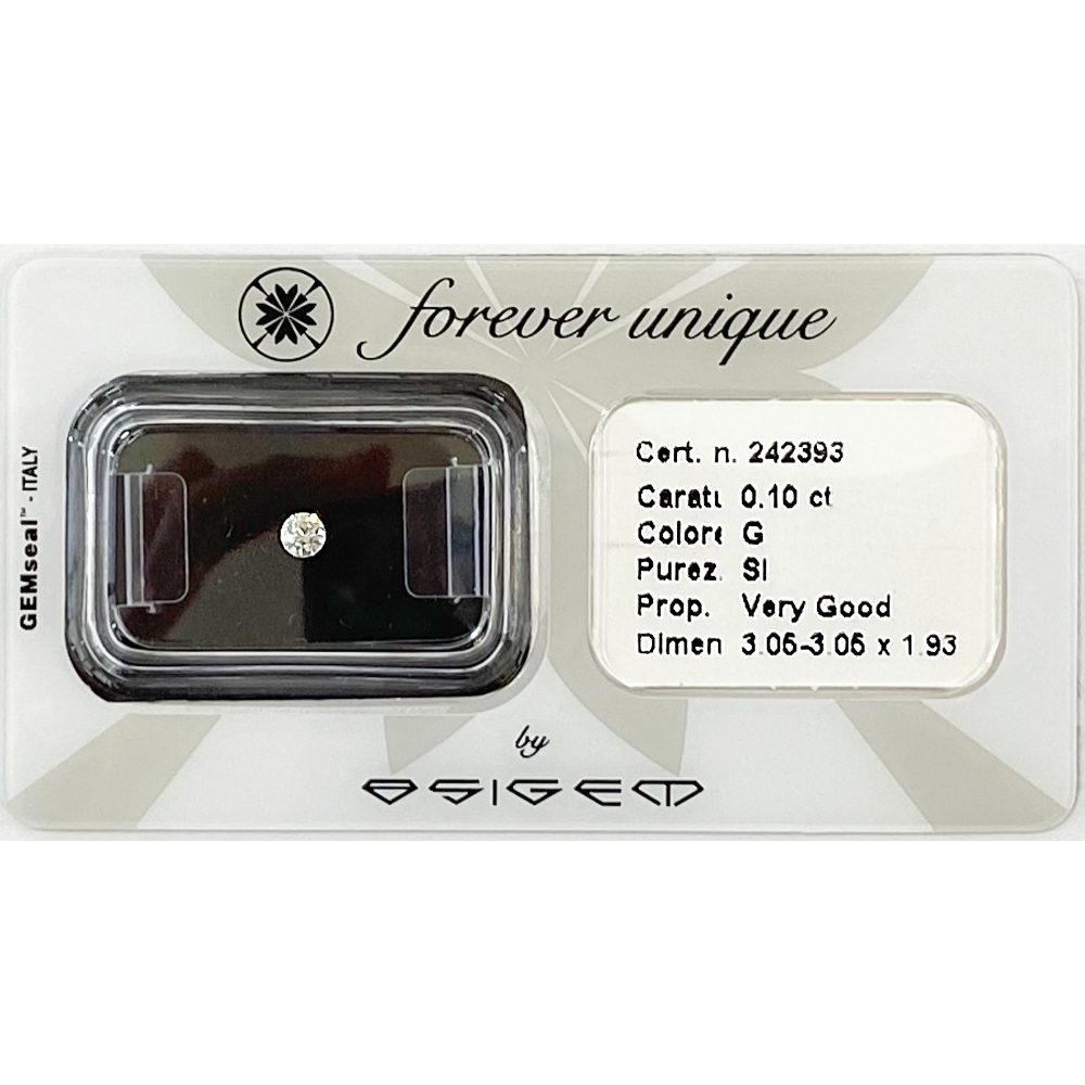 Gyémánt 010ct 242393 Osigem-Responsible Jewellery Council-Forever unique