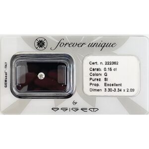 Gyémánt 015ct 222362 Osigem-Responsible Jewellery Council-Forever unique