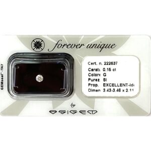 Gyémánt 015ct 222637 Osigem-Responsible Jewellery Council-Forever unique