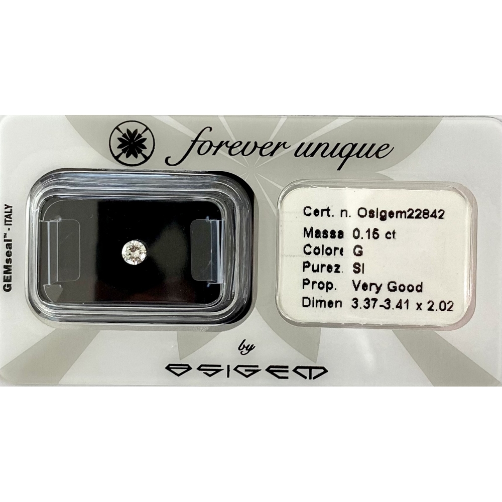 Gyémánt 015ct 22842 Osigem-Responsible Jewellery Council-Forever unique