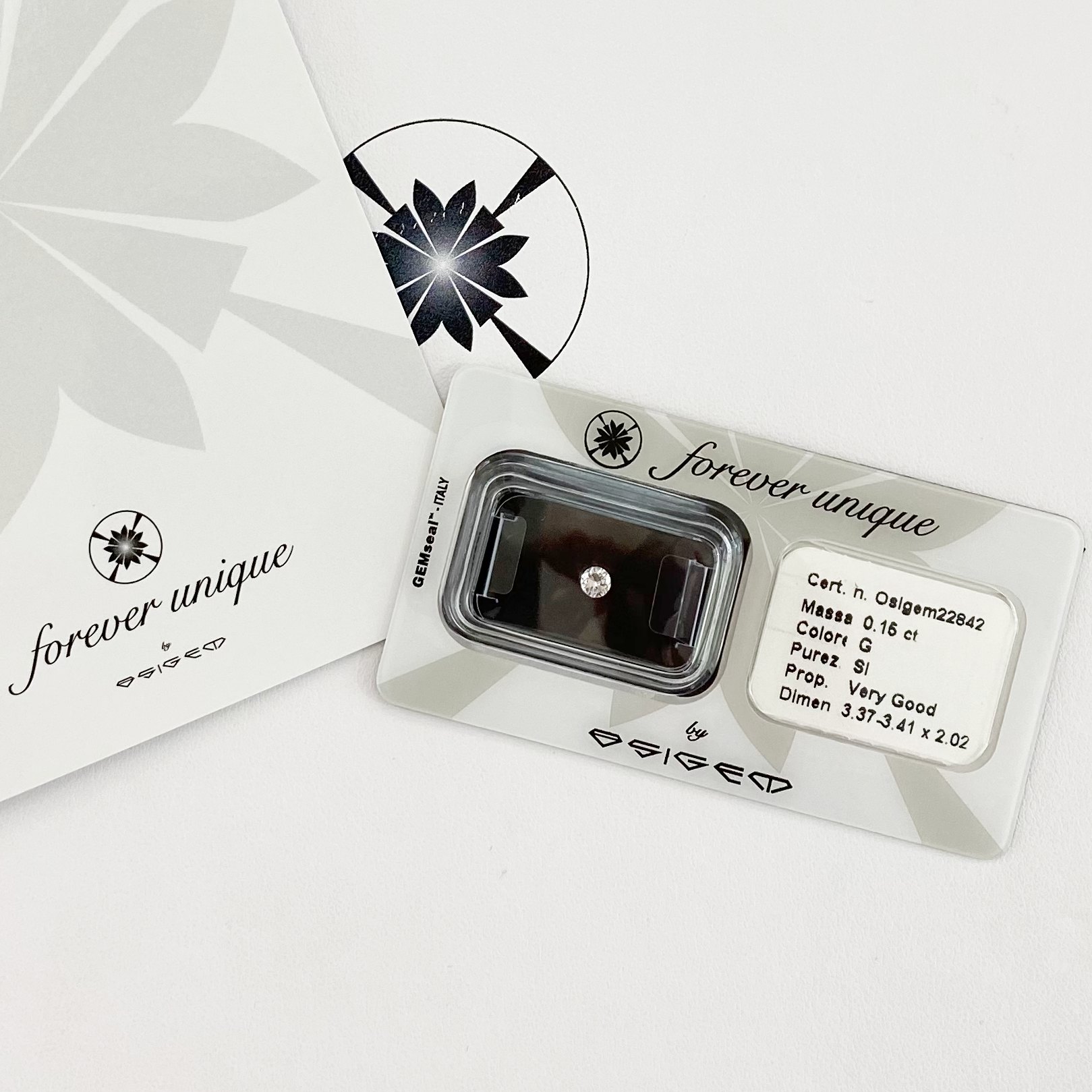 Gyémánt 015ct 22842 Osigem-Responsible Jewellery Council-Forever unique - Image 2