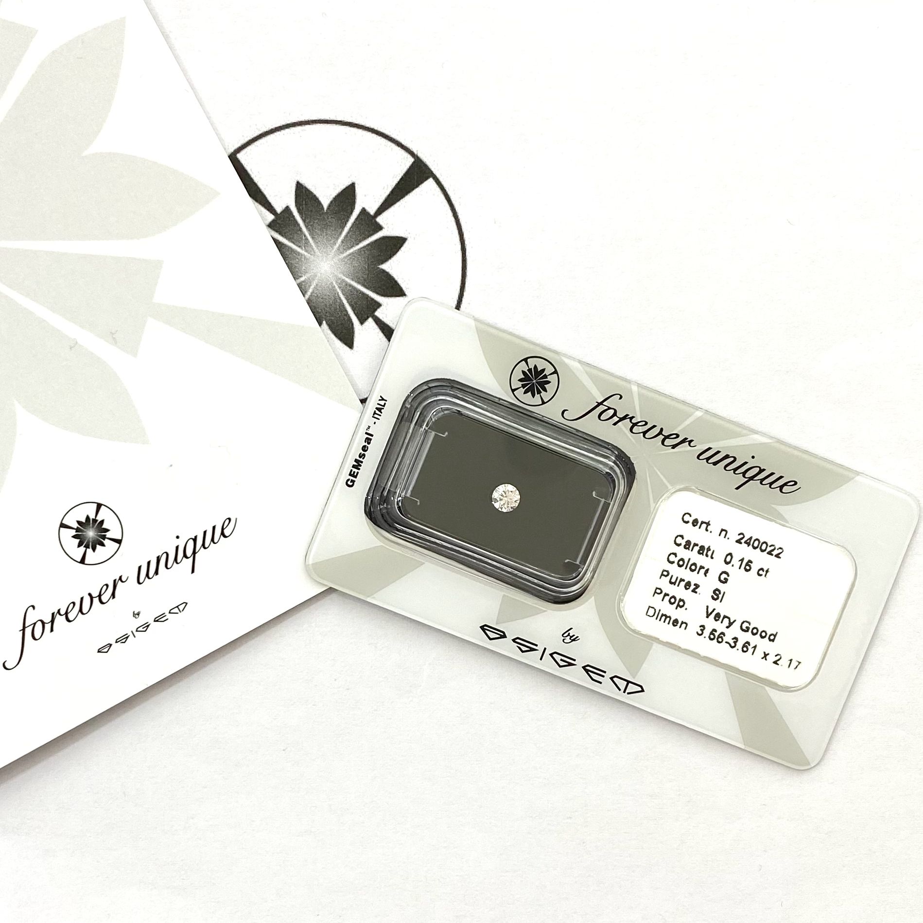 Gyémánt 015ct 240022 Osigem-Responsible Jewellery Council-Forever unique - Image 2