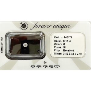 Gyémánt 015ct 240172 Osigem-Responsible Jewellery Council-Forever unique