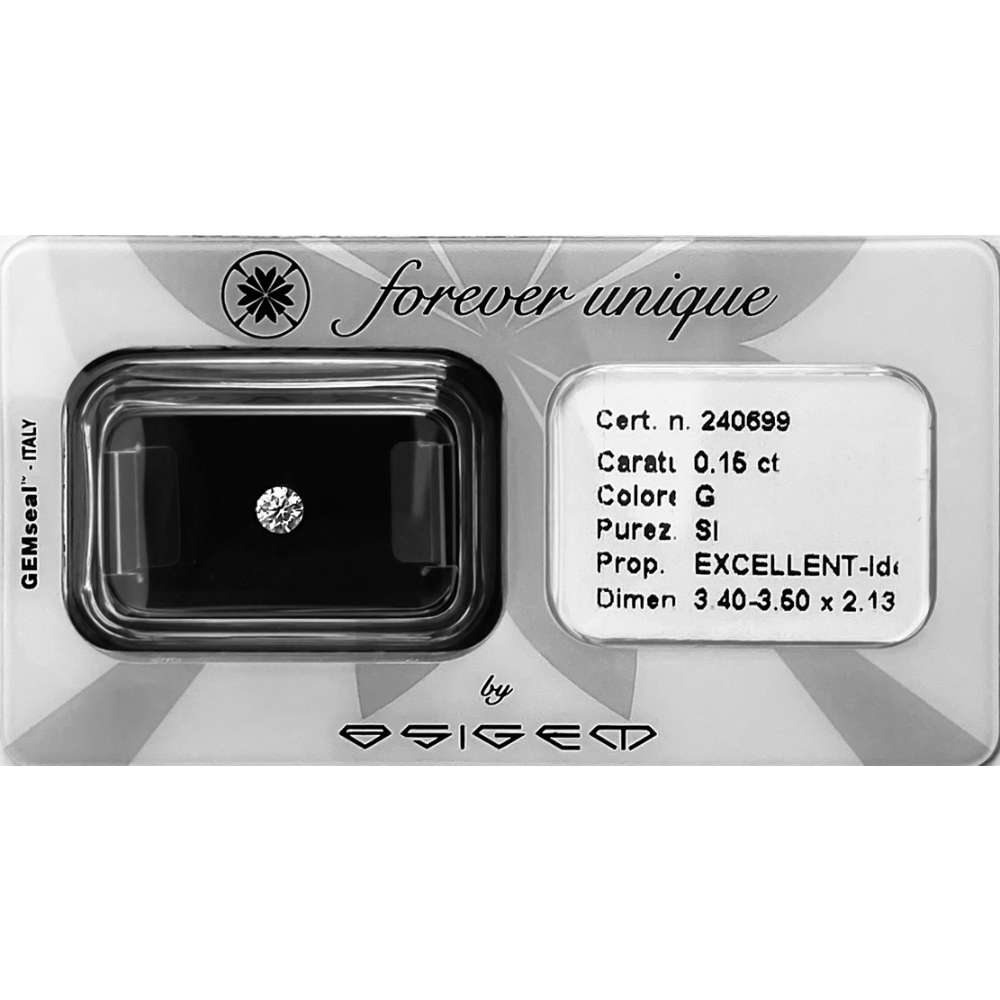 Gyémánt 015ct 240699 Osigem-Responsible Jewellery Council-Forever unique