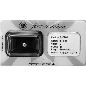 Gyémánt 015ct 240700 Osigem-Responsible Jewellery Council-Forever unique