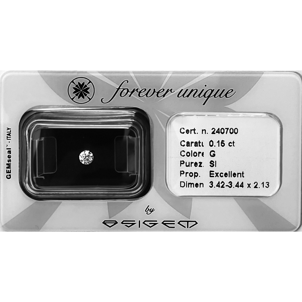 Gyémánt 015ct 240700 Osigem-Responsible Jewellery Council-Forever unique