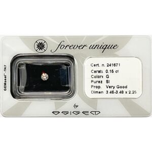 Gyémánt 015ct 241671 Osigem-Responsible Jewellery Council-Forever unique