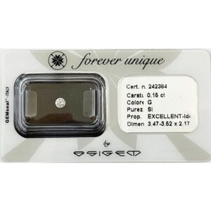 Gyémánt 015ct 242384 Osigem-Responsible Jewellery Council-Forever unique