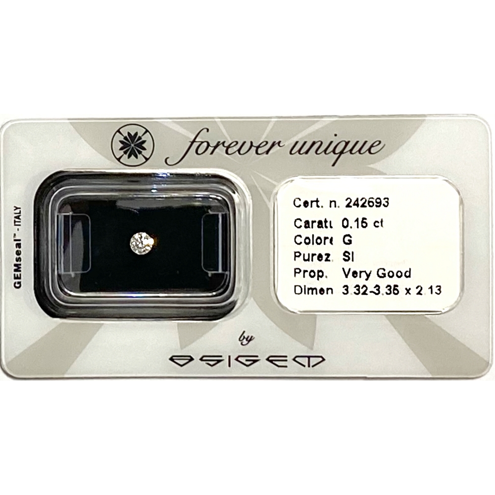 Gyémánt 015ct 242693 Osigem-Responsible Jewellery Council-Forever unique