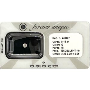 Gyémánt 015ct 242697 Osigem-Responsible Jewellery Council-Forever unique