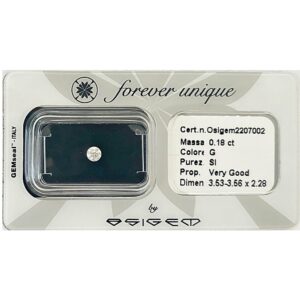 Gyémánt 018ct 2207002 Osigem-Responsible Jewellery Council-Forever unique
