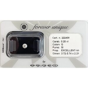 Gyémánt 020ct 222408 Osigem-Responsible Jewellery Council-Forever unique (másolat) (másolat)