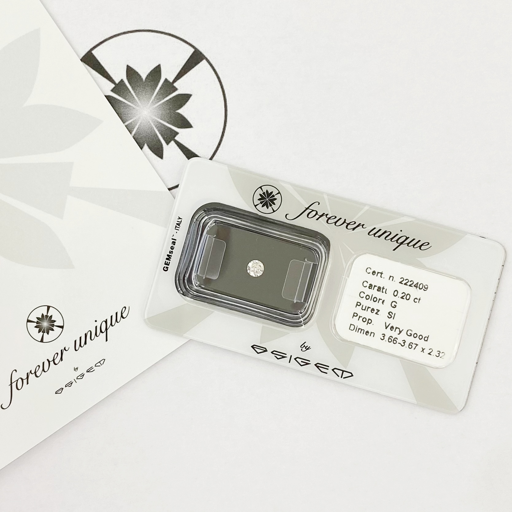 Gyémánt 020ct 222409 Osigem-Responsible Jewellery Council-Forever unique - Image 2