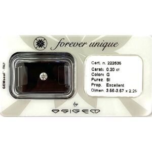 Gyémánt 020ct 222635 Osigem-Responsible Jewellery Council-Forever unique