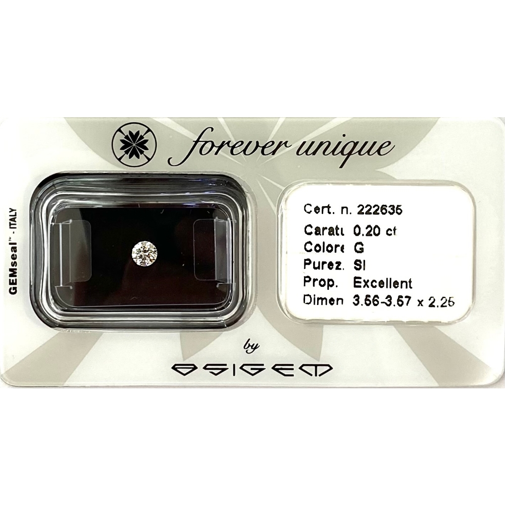 Gyémánt 020ct 222635 Osigem-Responsible Jewellery Council-Forever unique