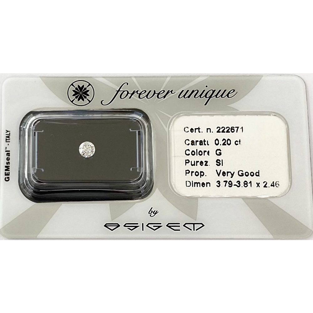 Gyémánt 020ct 222671 Osigem-Responsible Jewellery Council-Forever unique