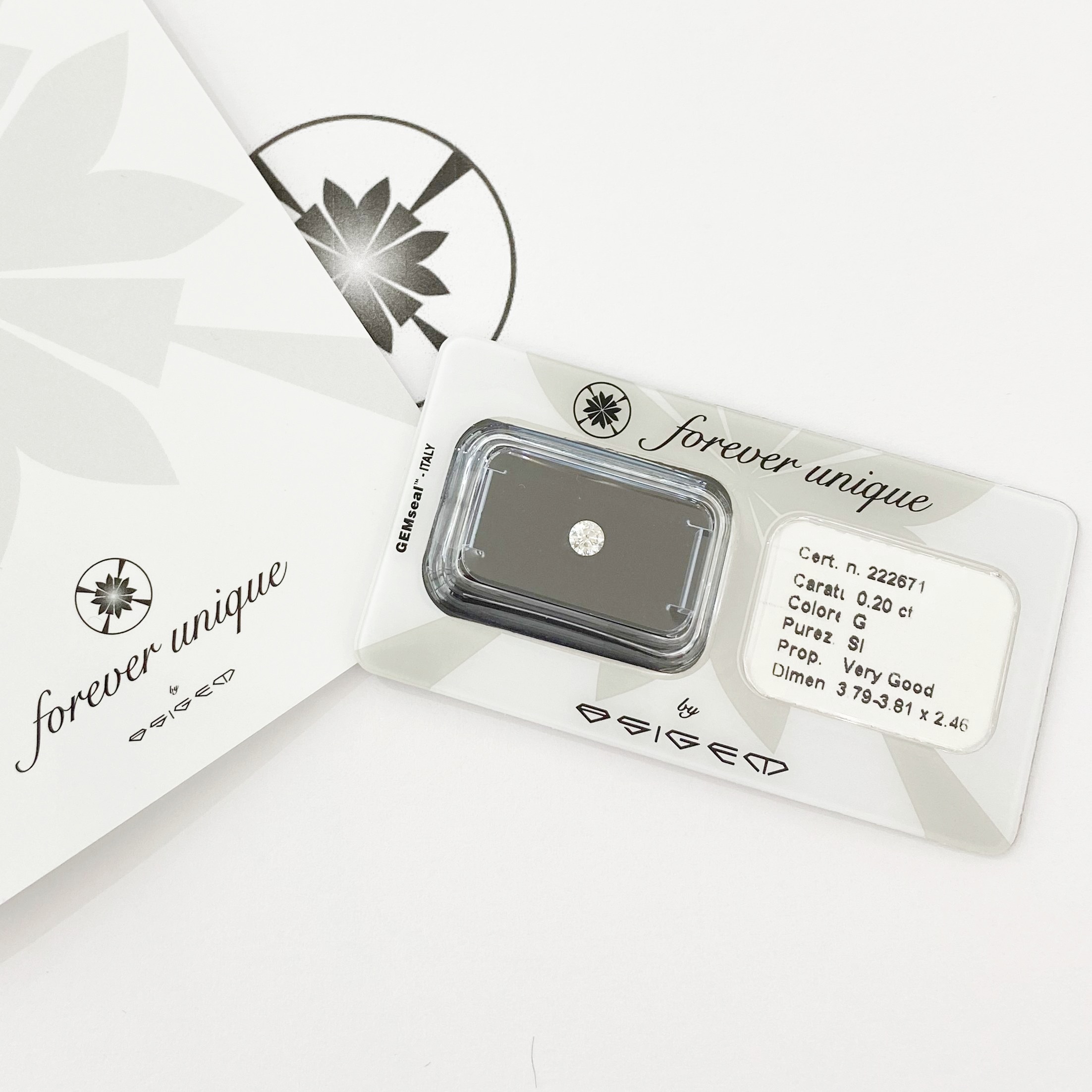 Gyémánt 020ct 222671 Osigem-Responsible Jewellery Council-Forever unique - Image 2