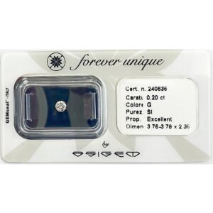 Gyémánt 020ct 240636 Osigem-Responsible Jewellery Council-Forever unique