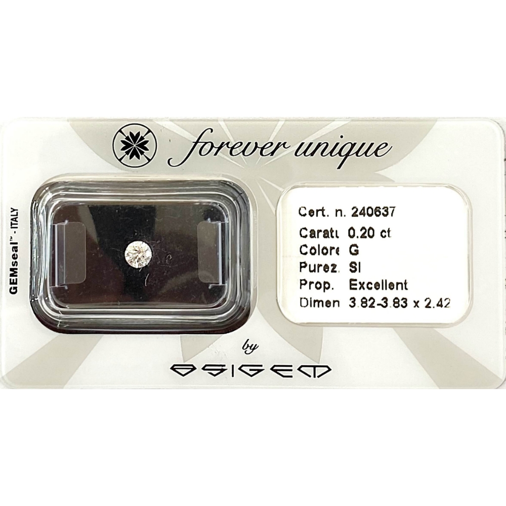 Gyémánt 020ct 240637 Osigem-Responsible Jewellery Council-Forever unique