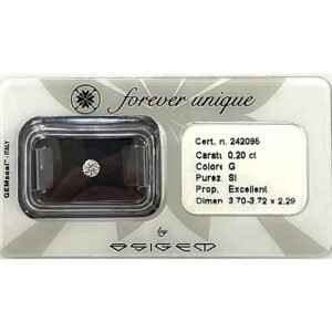 Gyémánt 020ct 242095 Osigem-Responsible Jewellery Council-Forever unique
