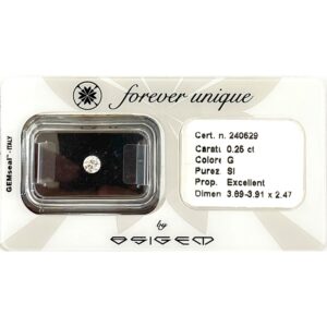 Gyémánt 025ct 240629 Osigem-Responsible Jewellery Council-Forever unique